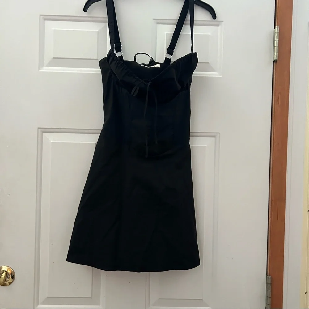 House of CB 'Carlotta' Black Corset Mini Dress size small NEW 🆕 - Picture 7 of 11